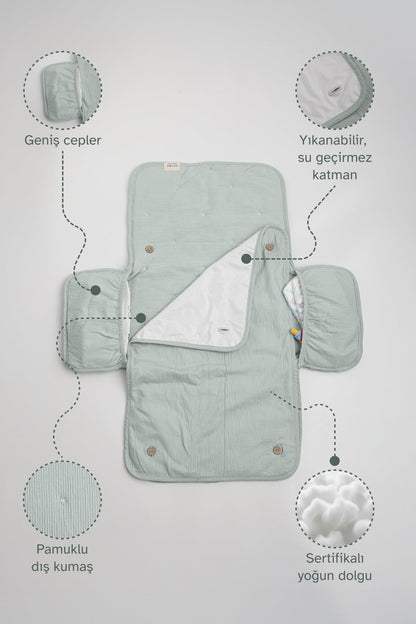 Baby Shower & Yenidoğan Hediyesi: Ecocuddle Alt Açma Matı
